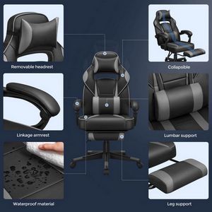 SONGMICS OBG073B03 office chair, black-gray