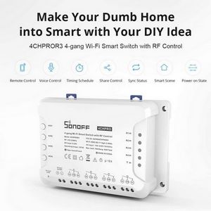 SONOFF smart wall switch Wi-Fi 4-channel 4CHPROR3