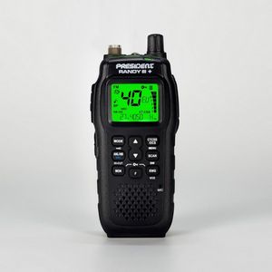 President Randy III Plus ASC AM/FM CB Portable Radio Black