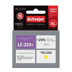 Tinta ACTIVEJET AB-223YN ink (zamjena za Brother LC223Y, supreme, 10 ml) žuta