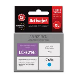Tinta ACTIVEJET AB-3213CN za Brother printer (zamjena za Brother LC3213C, supreme, 7 ml) cijan