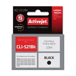 Tinta Activejet ACC-521BN (zamjena za Canon CLI-521Bk, supreme, 10 ml crna)