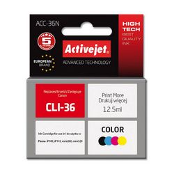 Tinta Activejet ACC-36N za Canon printer (zamjena za Canon PGI-36, supreme, 12.5 ml) boja