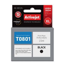 Tinta ACTIVEJET AE-801N (zamjena za Epson T0801, supreme, 15 ml) crna