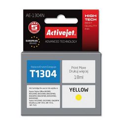 Tinta ACTIVEJET AE-1304N za Epson printer (zamjena za Epson T1304, supreme, 18 ml) žuta