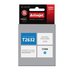 Tinta ACTIVEJET AE-2632N (zamjena za Epson 26 T2632, supreme, 12 ml) cijan