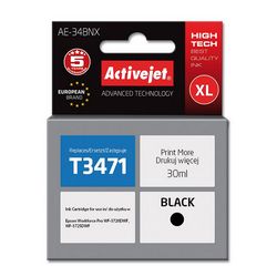 Tinta ACTIVEJET AE-34BNX (zamjena za Epson 34XL T3471, supreme, 30 ml) crna