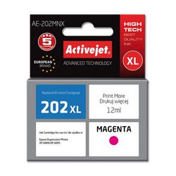 Tinta ACTIVEJET AE-202MNX (zamjena za Epson 202XL H34010, supreme, 12 ml) magenta