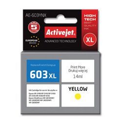Tinta ACTIVEJET AE-603YNX (zamjena za Epson 603XL T03A44, supreme, 14 ml) žuta