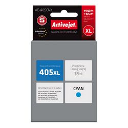 Tinta (ACTIVEJET, AE-405CNX, zamjena za Epson 405XL C13T05H24010, supreme, 18 ml, cijan)