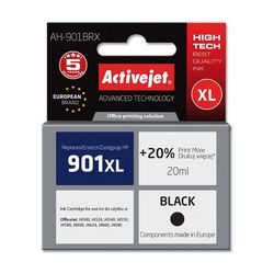 Tinta ACTIVEJET AH-901BRX za HP printer (zamjena za HP 901XL CC654AE, premium, 20 ml) crna