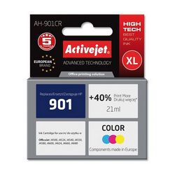Tinta ACTIVEJET AH-901CR za HP printer (zamjena za HP 901 CC656AE, premium, 21 ml) boja