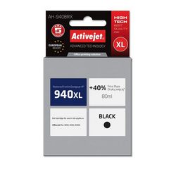 Tinta ACTIVEJET AH-940BRX za HP printer (zamjena za HP 940XL C4906AE, premium, 80 ml) crna