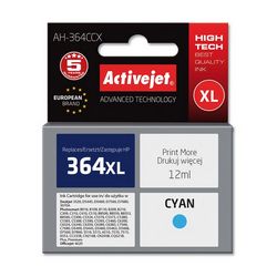 Tinta ACTIVEJET AH-364CCX za HP printer (zamjena za HP 364XL CB323EE, premium, 12 ml) plava