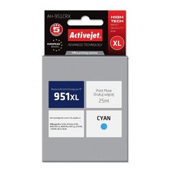 Tinta ACTIVEJET AH-951CRX za HP printer (zamjena za HP 951XL CN046AE, premium, 25 ml) plava