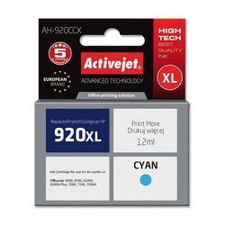 Tinta ACTIVEJET AH-920CCX za HP printer (zamjena za HP 920XL CD972AE, premium, 12 ml) plava