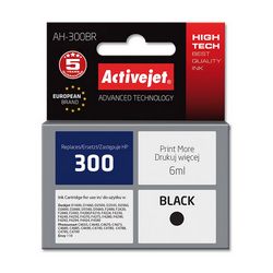 Tinta ACTIVEJET AH-300BR (zamjena za HP 300 CC640EE, premium, 6 ml) crna
