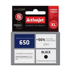 Tinta ACTIVEJET AH-650BR (zamjena za HP 650 CZ101AE, premium, 20 ml) crna