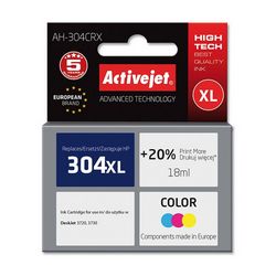 Tinta ACTIVEJET AH-304CRX (zamjena za HP 304XL N9K07AE, premium, 18 ml) boja