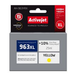 Tinta ACTIVEJET AH-963YRX za HP printere (zamjena za HP 963XL 3JA29AE, premium, 1760 stranica) žuta
