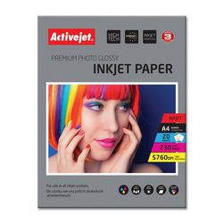 Sjajni fotopapir za tintne pisače Activejet AP4-230G20 (A4, 20 komada)