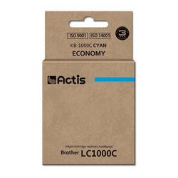 Tinta (ACTIS, KB-1000C, zamjena za Brother LC1000C/LC970C, standardna, 36 ml, cijan)