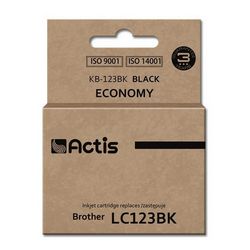 Tinta ACTIS KB-123Bk (zamjena za Brother LC123BK/LC121BK, standardna, 10 ml) crna