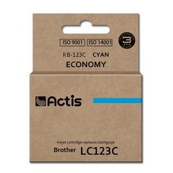 Tinta ACTIS KB-123C (zamjena za Brother LC123C/LC121C, standardna, 10 ml) cyan