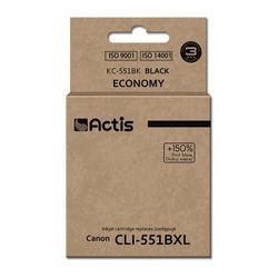 Toner ACTIS KC-551Bk (zamjena za Canon CLI-551Bk, standardna, 12 ml) crni (s čipom)