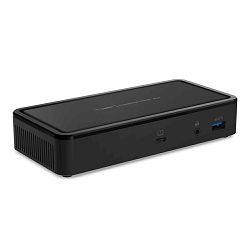 Belkin Hub Thunderbolta 3 Series2 - 1-Port Thunder3, 1-Port Audio, 1-Port USB-3.1, 1-Port Ethernet, 2-Port USB-3.1, 2-Port USB-C, 2-Port Display MiniPort - crna