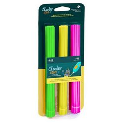 Materijal za 3D printanje 3DOODLER Start 3DS-ECO-MIX4-75 (biorazgradiva plastika, zelena, roza, žuta, 1 g)