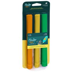 Materijal za 3D printanje 3DOODLER Start 3DS-ECO-MIX2-75 (kompostabilna plastika, zelena, narančasta, žuta, 1 g)