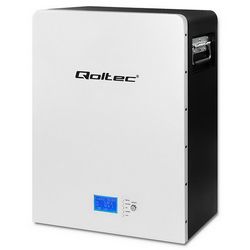 Qoltec 53860 Energy storage LiFePO4 |5.12kWh | 51.2V | 100Ah | BMS| LCD
