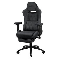 Igraća stolica AEROCOOL ROYALSLATEGR (siva, premium ergonomija, naslon za noge, Aerosuede tehnologija)
