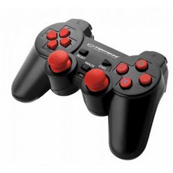 Kontroler ESPERANZA EGG106R (gamepad PC,Playstation 2,Playstation 3 analogni / digitalni USB 2.0 crveni crni)