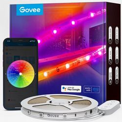 Pametna traka za osvjetljenje Govee RGBIC Wi-Fi + Bluetooth LED Strip Lights With Protective Coating (bijela, Wi-Fi/Bluetooth)