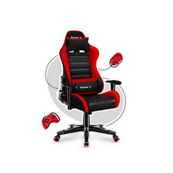 Gaming stolica za djecu HUZARO HZ-Ranger 6.0 (crvena mreža crna i crvena)