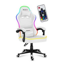 Gaming stolica HUZARO Force 4.4 (bijela, RGB osvjetljenje)