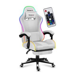 Gaming stolica HUZARO Force 4.7 RGB White (RGB osvjetljenje, bijela)