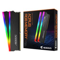 Memorijski modul GIGABYTE (16GB: 2X8GB, DDR4, 3733MHz AORUS RGB)