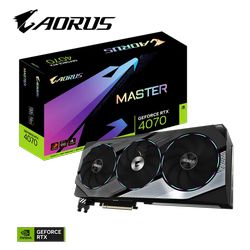 Grafička kartica GIGABYTE AORUS GeForce RTX 4070 MASTER 12G (12GB GDDR6X, PCI-E 4.0)