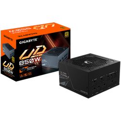 GIGABYTE UD850GM Power Supply 850W, PCIe Gen5 16Pin x 1 600W, Modular, 80 PLUS Gold, Japanese capacitors, 120mm smart control fan, EU plug