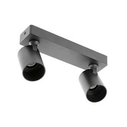 Reflektorska lampa GTV SANTO (2x GU10 220V crna)