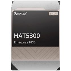 Synology HAT5300-16T 16TB 3.5" Enterprise HDD, 7.200 rpm, Buffer size : 512 MiB, SATA 6 Gb/s, MTTF 2.5M hours, 5 year warranty