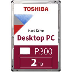 Hard disk HDD desktop Toshiba P300 SMR (3.5" 2TB, 5400RPM, 128MB, NCQ, AF, SATAIII), bulk