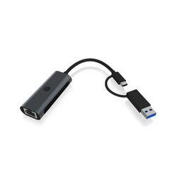 Mrežna kartica ICYBOX IB-LAN301-C3 (USB-A i USB-C, 2.5 Gbit Ethernet)