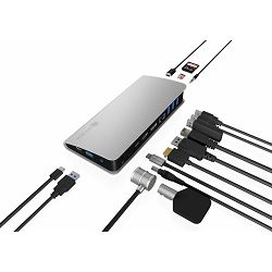 Priključna stanica ICYBOX IB-DK2408-C 11-u-1 USB Type-C DockingStation za prijenosna računala s napajanjem 60 W
