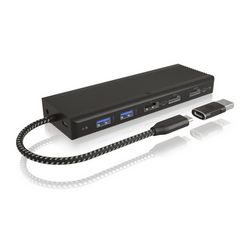Stanica Icybox IB-DK4080AC s USB-C i Power Delivery 100W