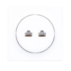 Utičnica FIBARO Walli N (2 x RJ-45 bijela)
