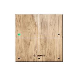 Dodirni panel GRENTON Touch Panel (4 dodirna polja, TF-BUS, svijetli drveni prednji dio)